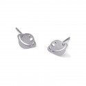 Anartxy Pendientes Planeta Acero