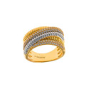 Sortija plata bicolor SALVATORE - 268S0029/16