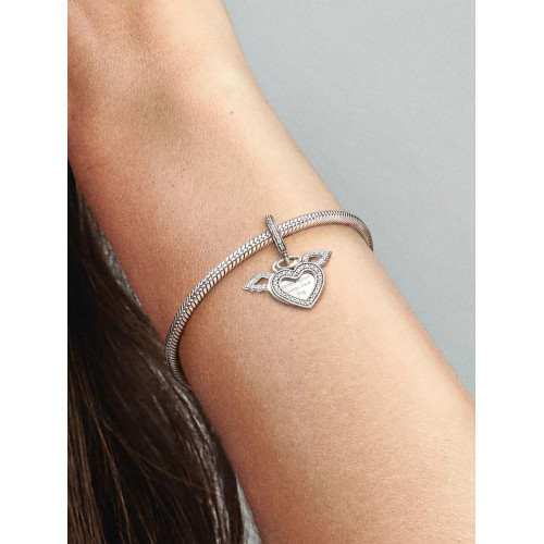 Charm Colgante Corazón y Alas de ÁngelPANDORA
