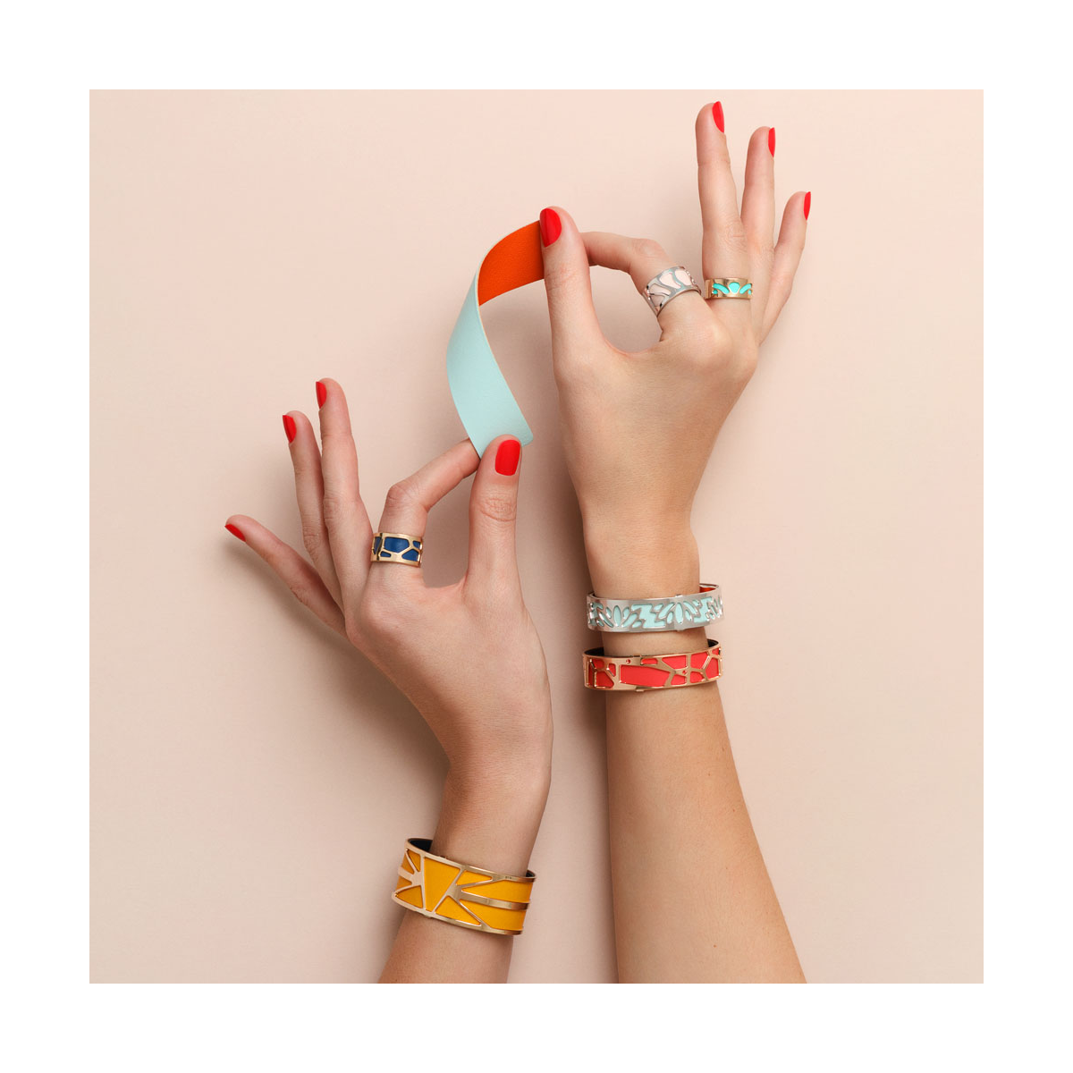 Piel Reversible LES GEORGETTES 8mm para personalizar pulsera