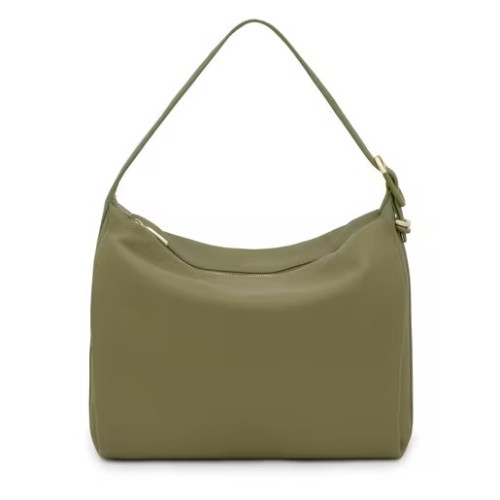 Saca de piel verde oliva TOUS Fold TOUS