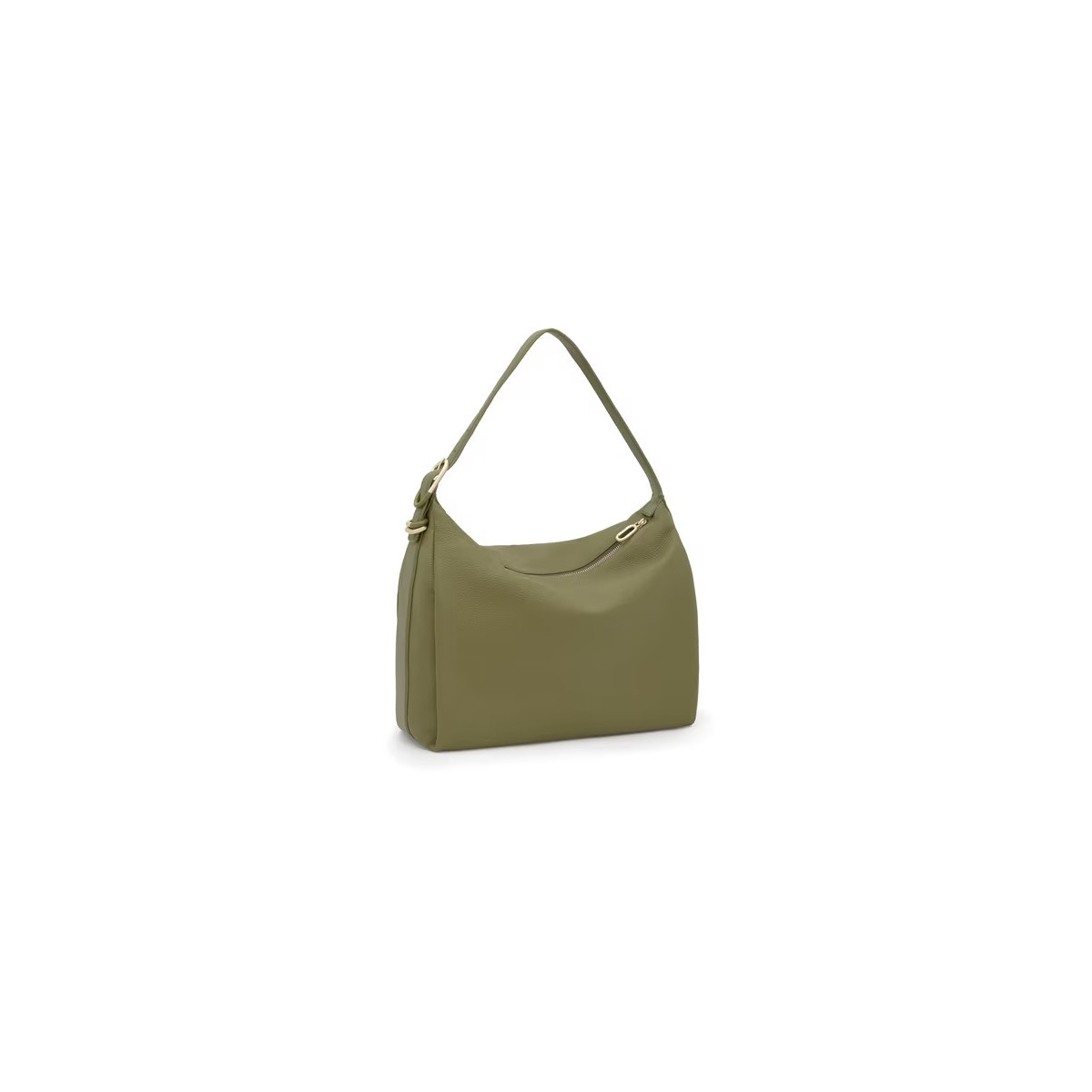 Saca de piel verde oliva TOUS Fold TOUS