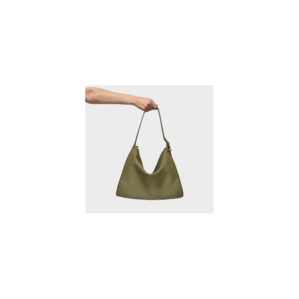 Saca de piel verde oliva TOUS Fold TOUS