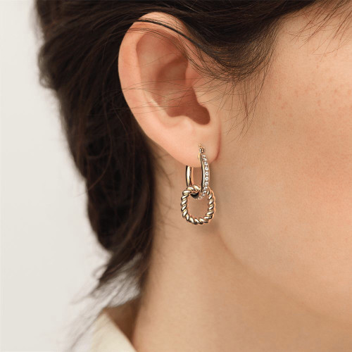 Pendientes con icono de plumón precioso LES GEORGETTES