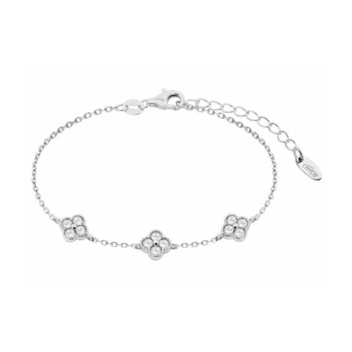 Pulsera trebol LOTUS SILVER