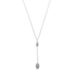 Collar SALVATORE PLATA Óvalo