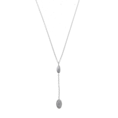 Collar SALVATORE PLATA Óvalo