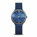 Reloj azul nacarado ultra slim BERING