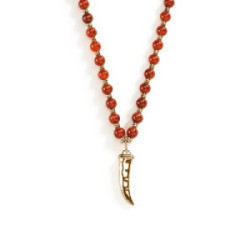 Collar cuentas cuerno AGATHA PARIS