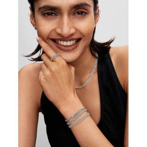 Pulsera de Cadena Cubana CorazónPANDORA - 594226C01