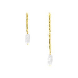 Pendientes Perla Asimétrico MARINA GARCIA