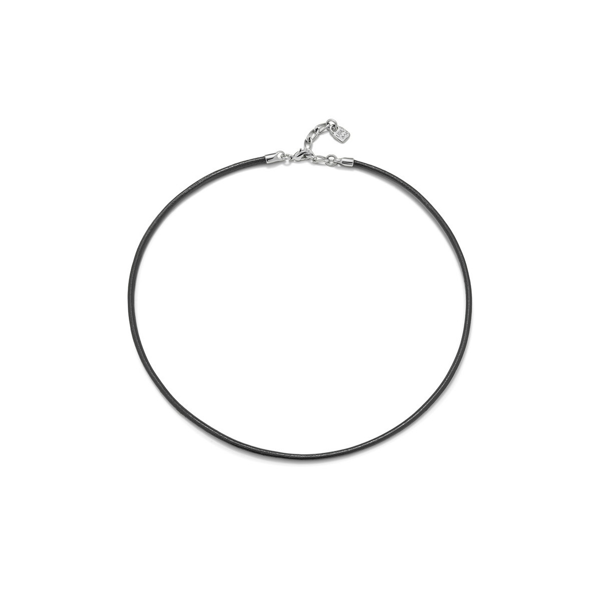 Colgante de cuero negro UNODE50