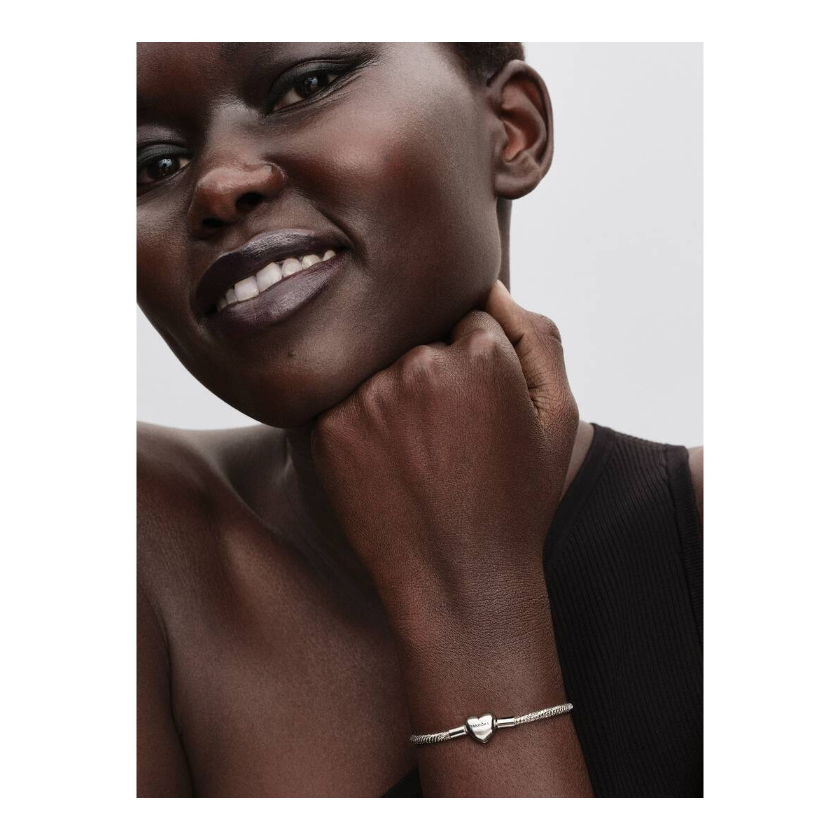 PANDORA PULS SNAKE PLATA GRABABLE - 594236C00