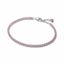 Pulsera de Tenis Fina RosaPANDORA - 593927C02
