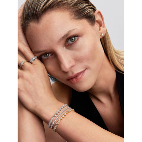 PANDORA ANILLO TRES CORAZONES PLATA - 194413C01