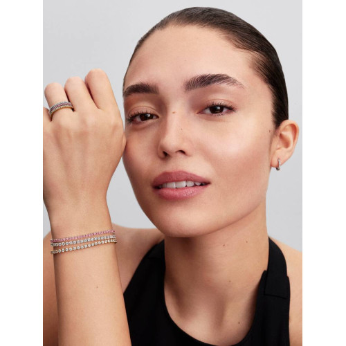 Pulsera de Tenis Fina RosaPANDORA - 593927C02