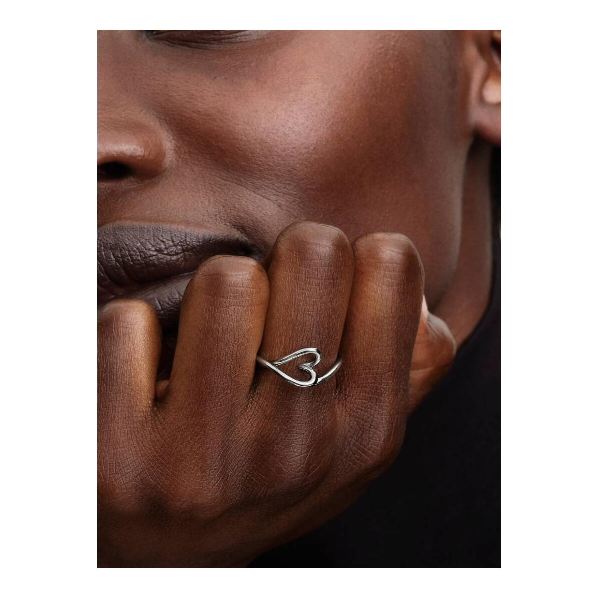 Anillo Corazón Pequeño Forma OrgánicaPANDORA - 194361C00