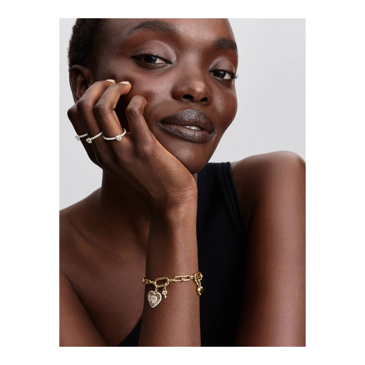 Anillo Corazón Chakra BlancoPANDORA - 163088C01