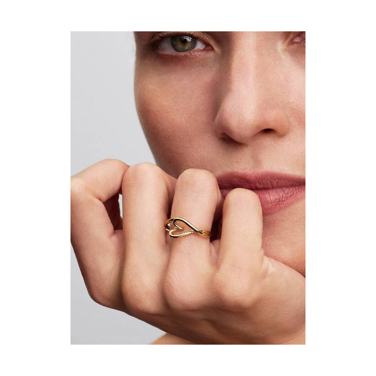 Anillo Corazón Pequeño Forma OrgánicaPANDORA - 164361C00
