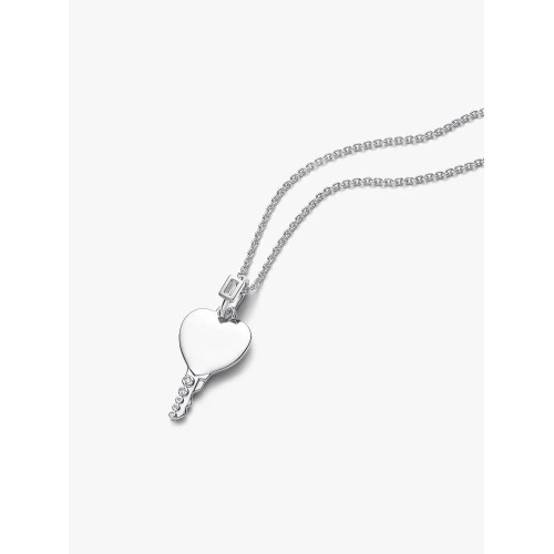 Colgante Etiqueta Grabable Llave CorazónPANDORA