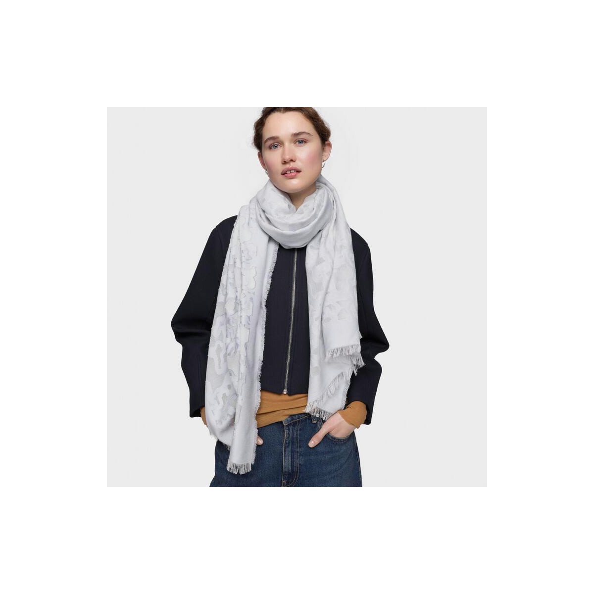 Foulard Kaos Devoré azul grisaceo TOUS