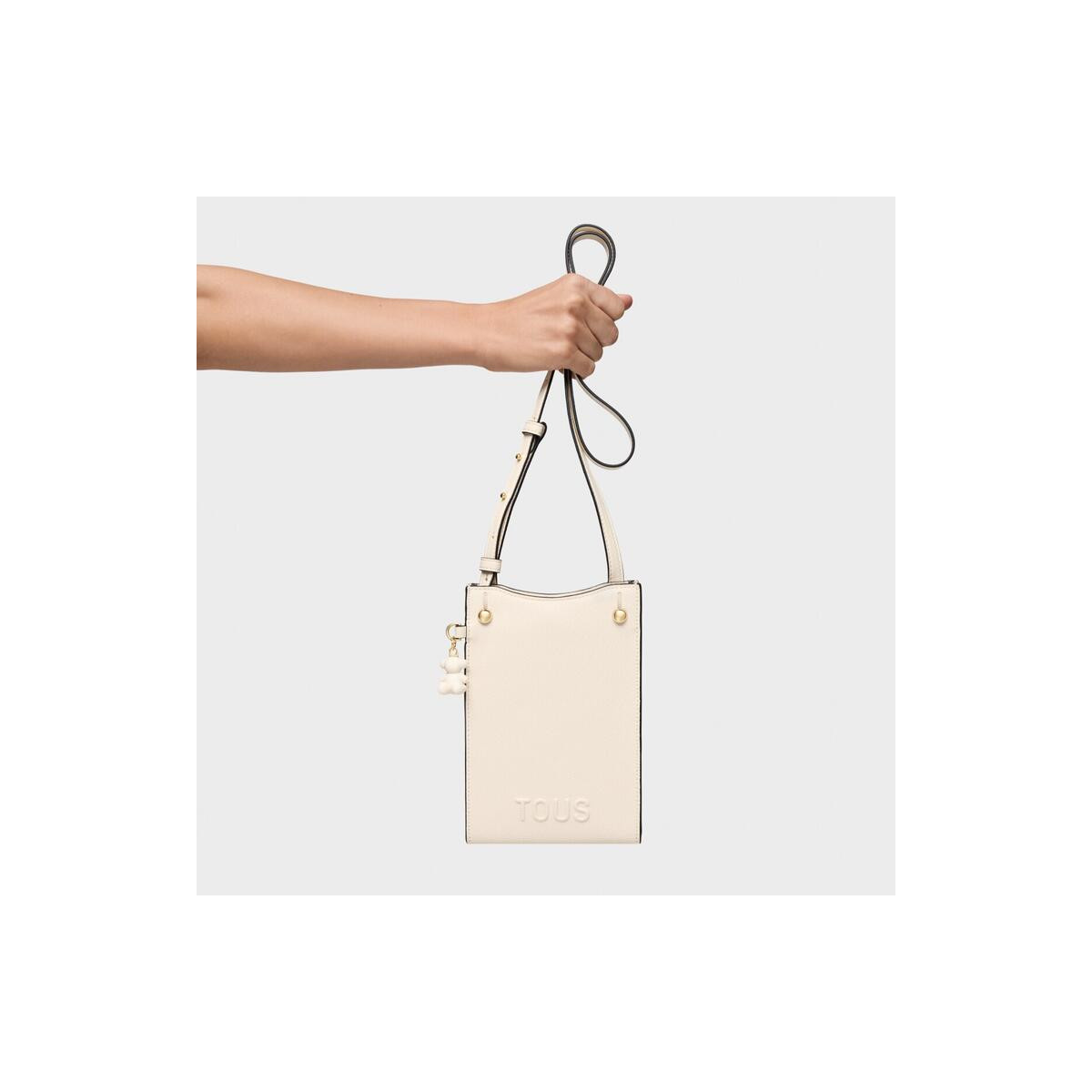Funda de móvil colgante beige TOUS Back to basics
