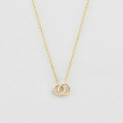 Collar Doble Círculo AGATHA PARIS