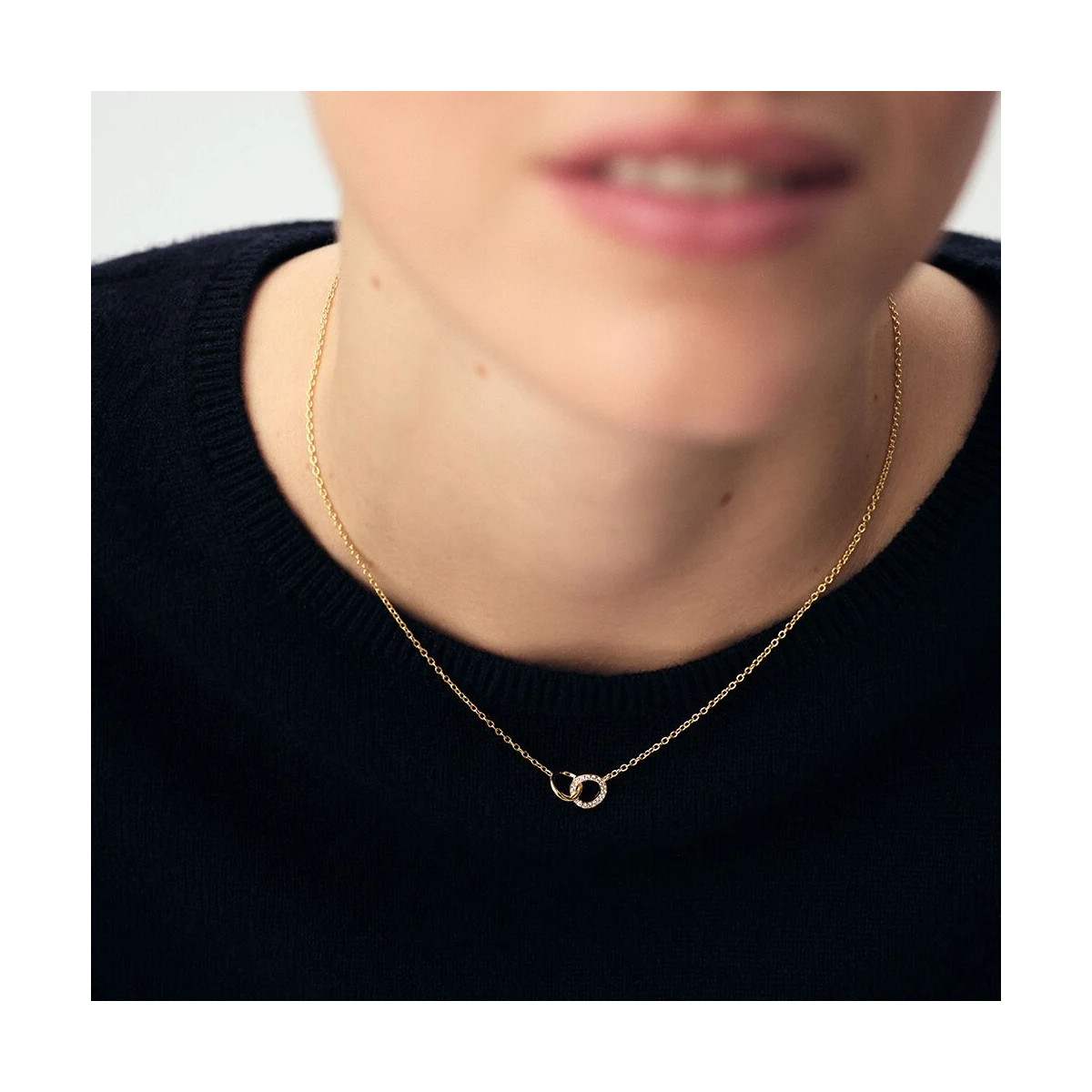 Collar Doble Círculo AGATHA PARIS