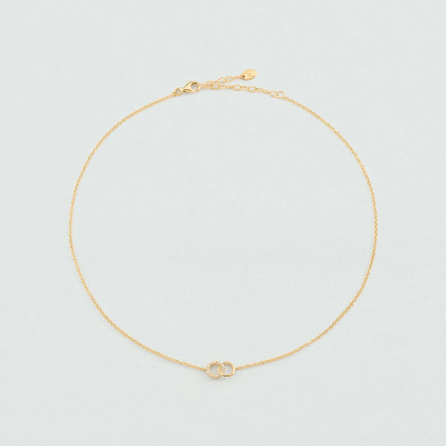 Collar Doble Círculo AGATHA PARIS