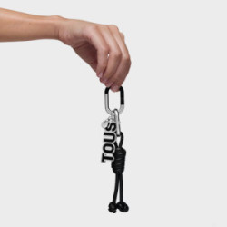 Llavero negro TOUS Hold Rope
