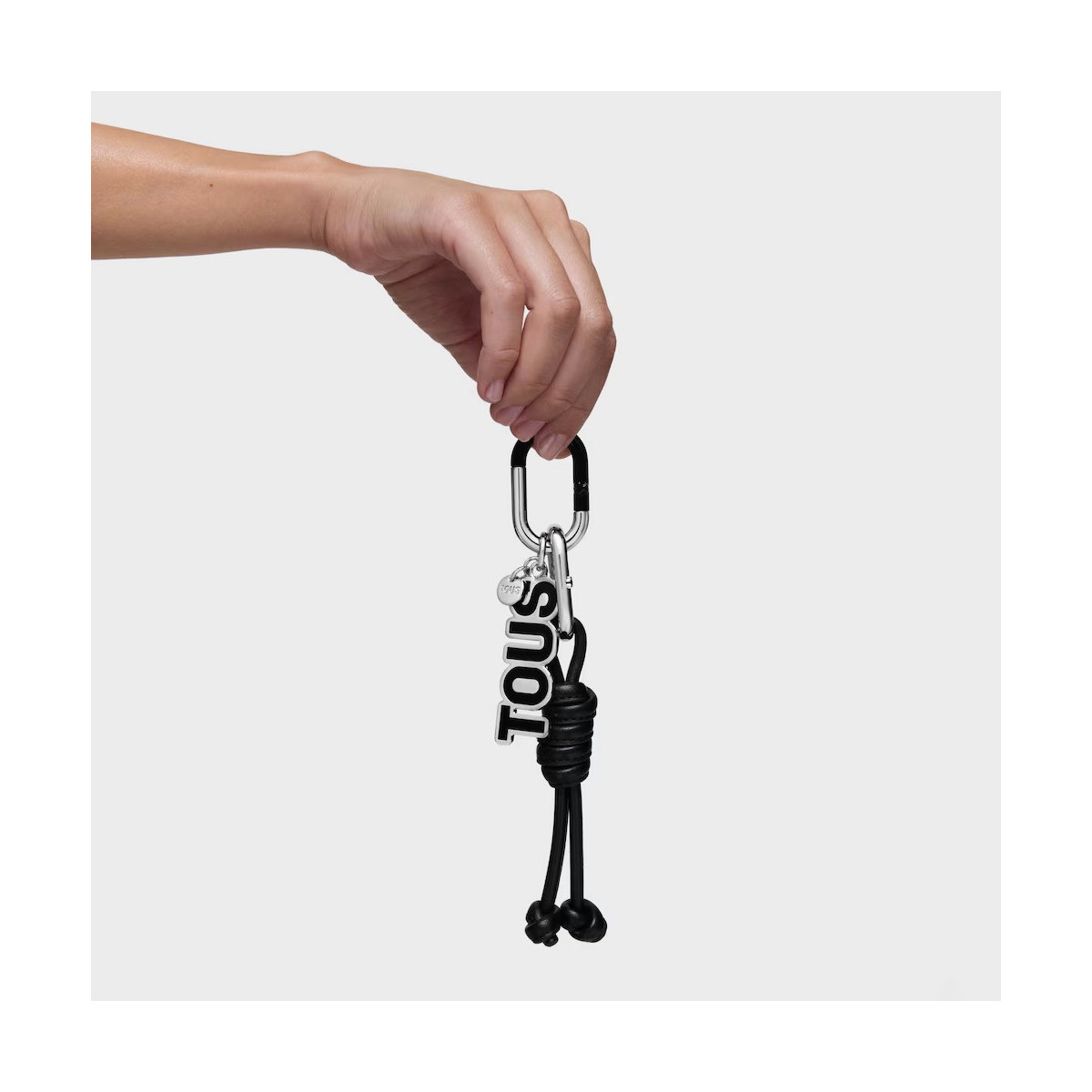Llavero negro TOUS Hold Rope