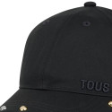 Gorra TOUS Jewelry Studs negro