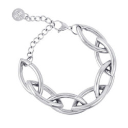 Pulsera maximalista de acero con eslabones voluminosos ANARTXY