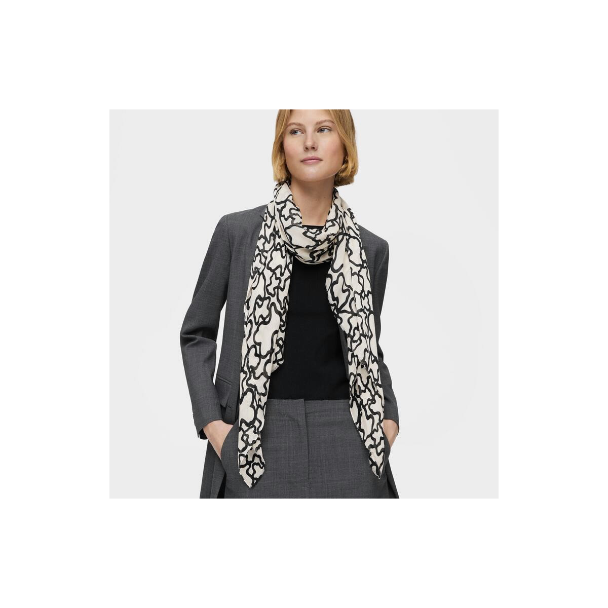 Foulard TOUS Kaos en color arena