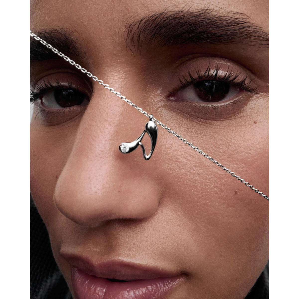 Collar con colgante de plata con la inicial A PDPAOLA