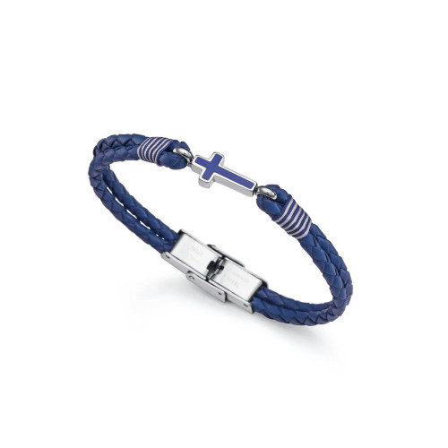 Pulsera Cruz VICEROY  cuero