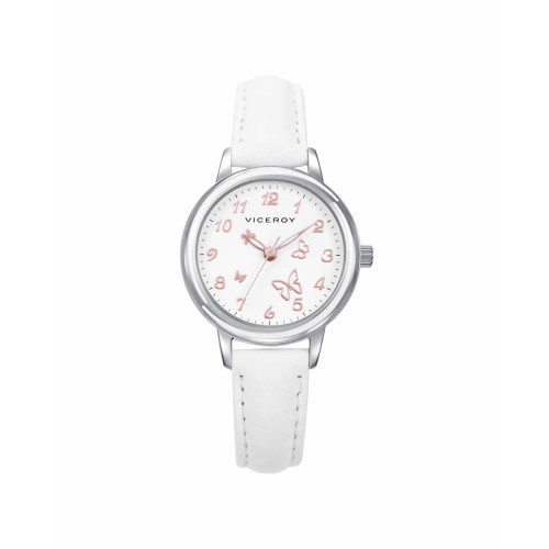 Reloj Comunión Piel Blanca VICEROY mariposas
