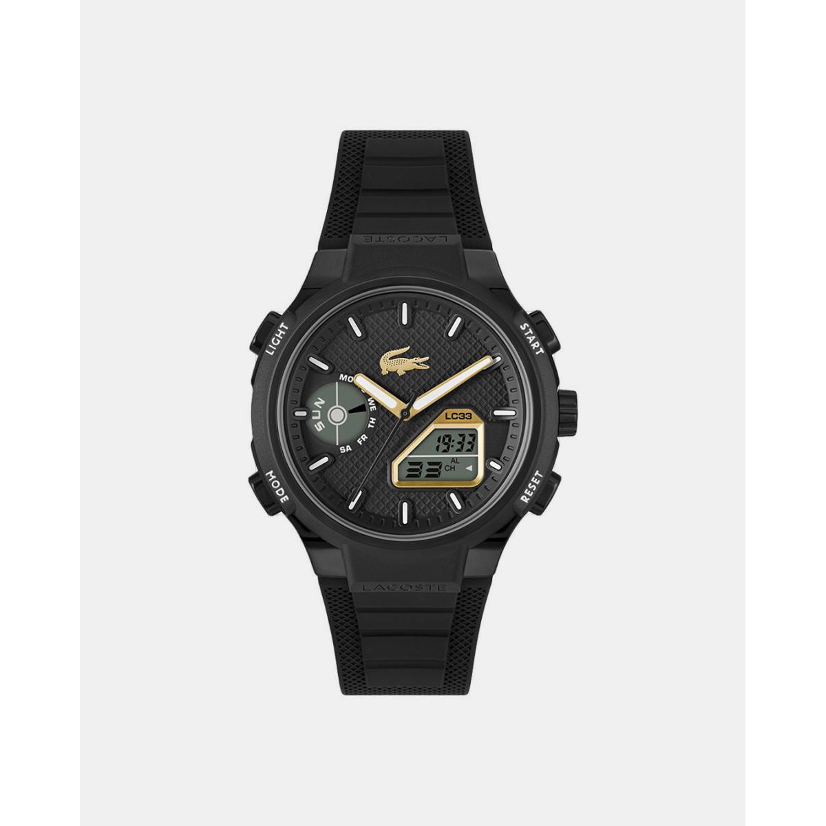Reloj de hombre LACOSTE LC33 2011435 de silicona negro