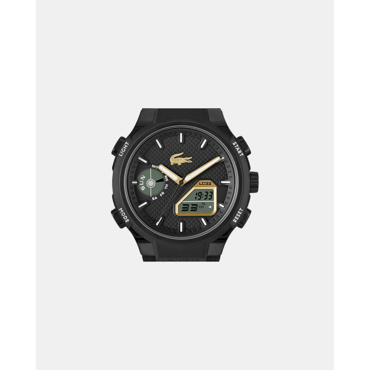 Reloj de hombre LACOSTE LC33 2011435 de silicona negro