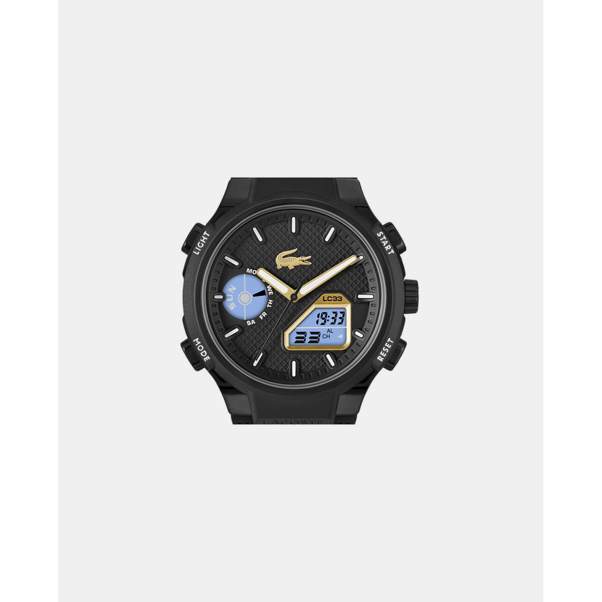Reloj de hombre LACOSTE LC33 2011435 de silicona negro
