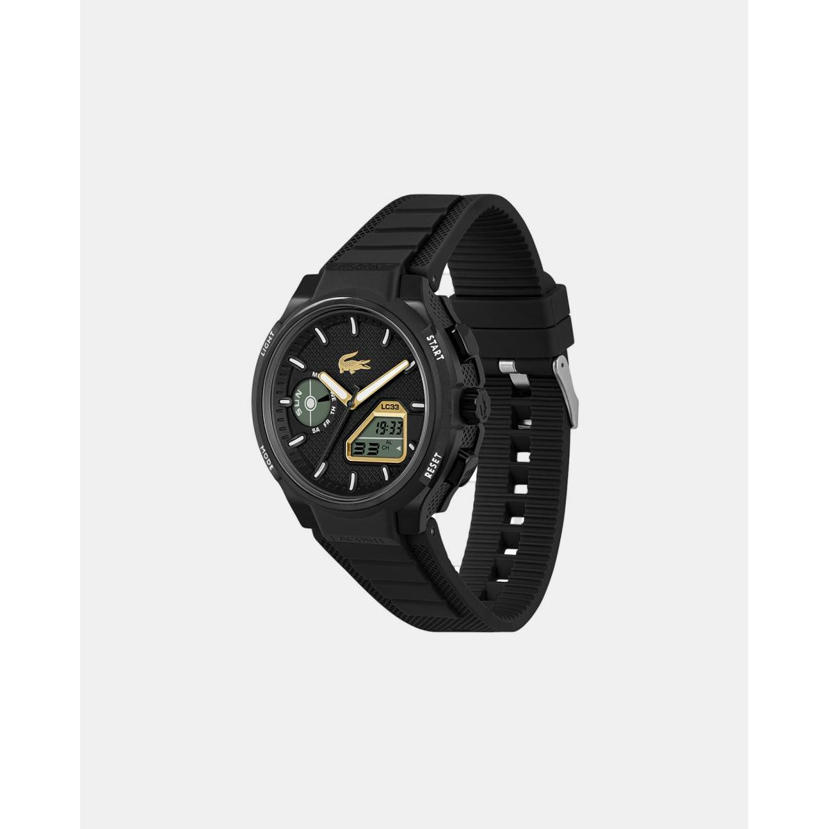 Reloj de hombre LACOSTE LC33 2011435 de silicona negro