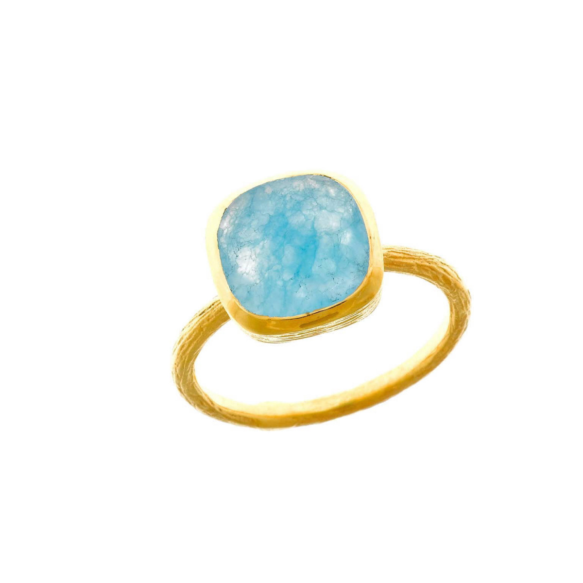 Sortija plata dorado SALVATORE - 163S0105