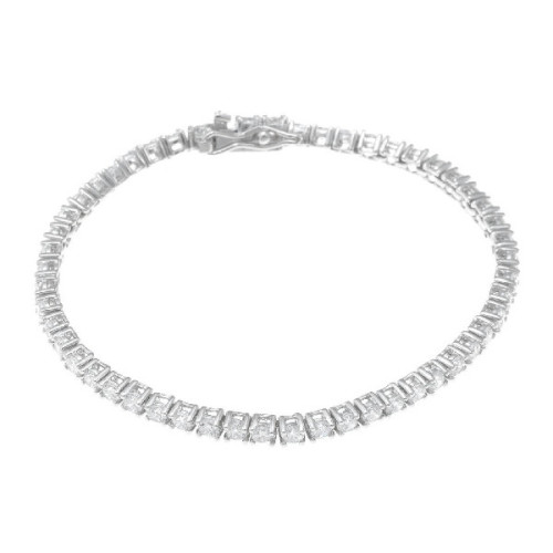 Pulsera Tennis plata SALVATORE