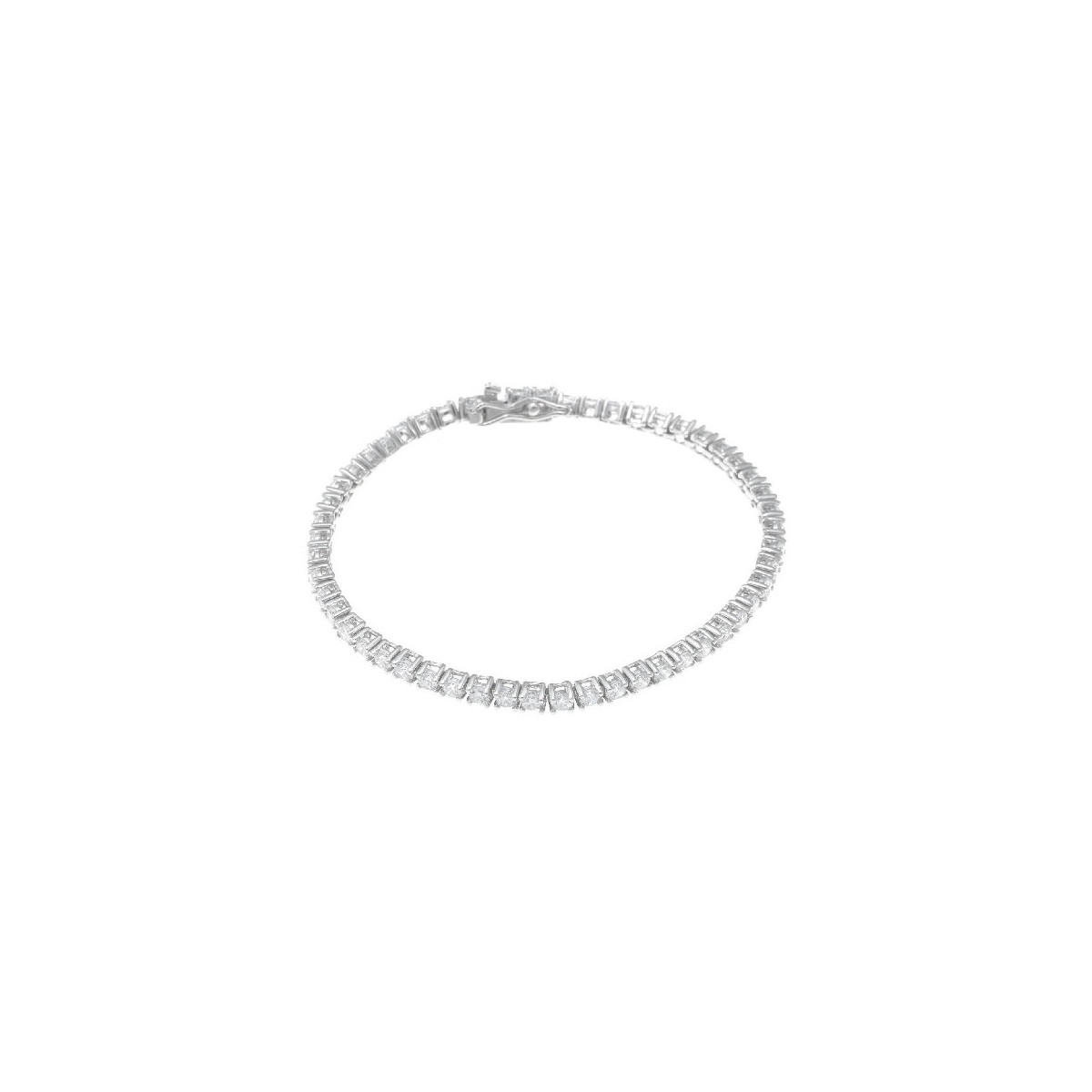 Pulsera Tennis plata SALVATORE
