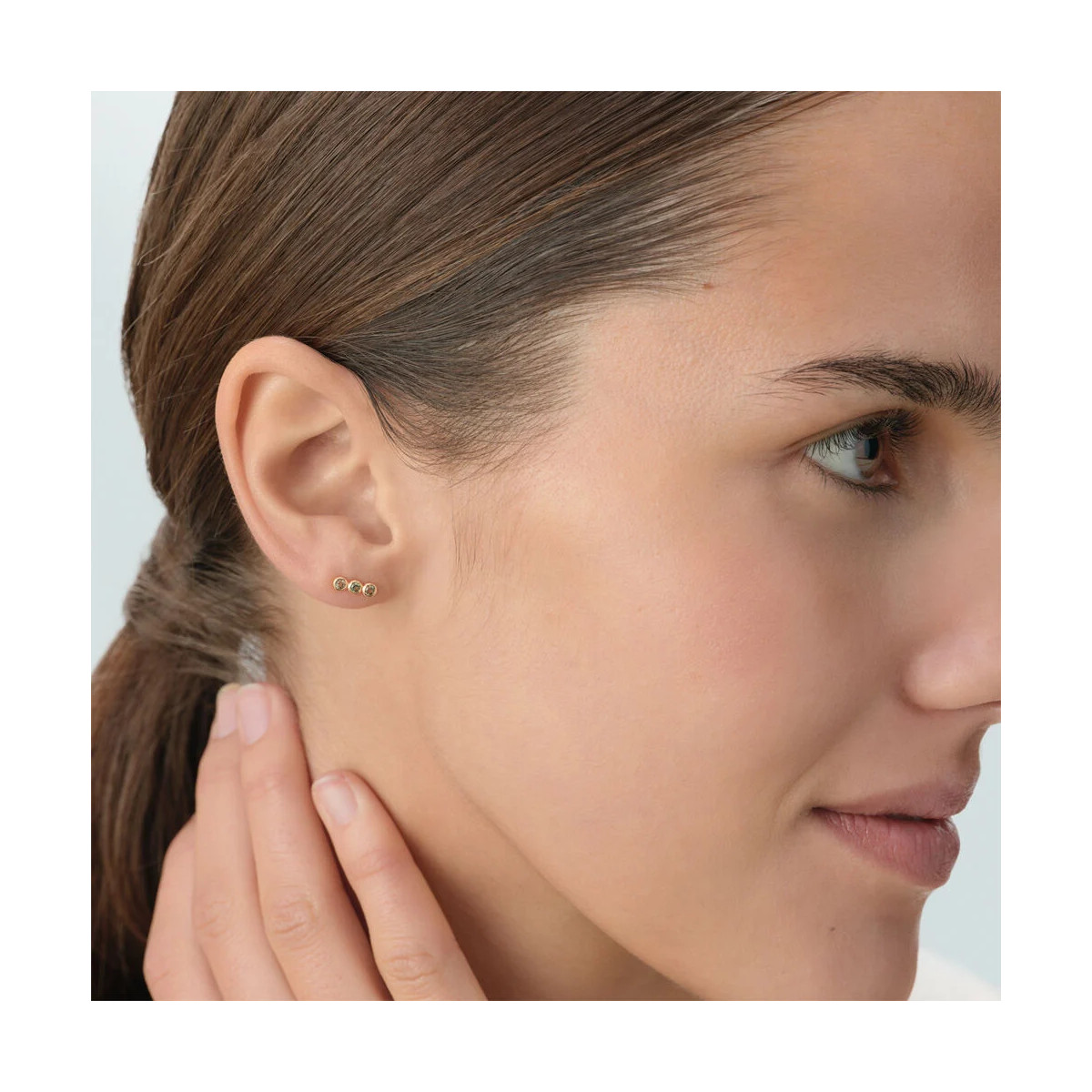 Pendientes Circ Verde AGATHA PARIS Odeón