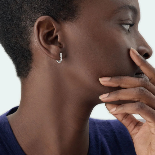 Aros Mini Esferas Plata AGATHA PARIS