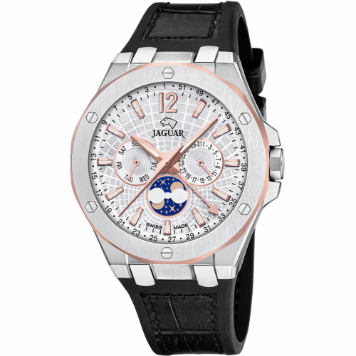 Reloj hombre Caucho blanco Swiss Made JAGUAR