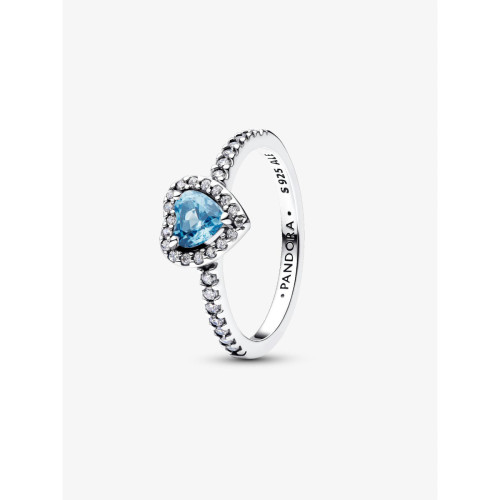 Anillo Corazón Elevado AzulPANDORA - 198421C10