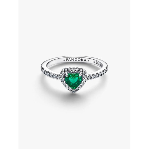 Anillo Corazón Elevado VerdePANDORA - 198421C07