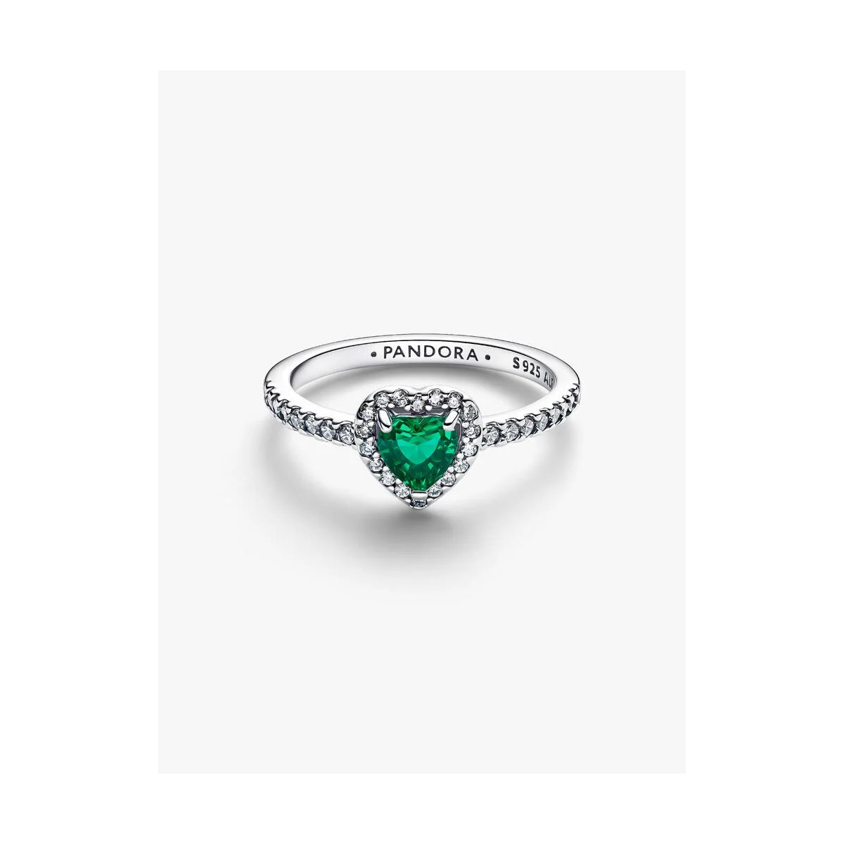 Anillo Corazón Elevado VerdePANDORA - 198421C07